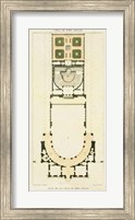 Plan de la Villa di Papa Guilio Fine Art Print