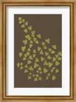 Ferns on Linen III Fine Art Print