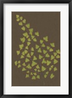 Ferns on Linen III Fine Art Print