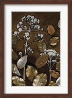 Gilded Leaf Collage II Fine Art Print