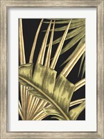 Rustic Tropical Leaves III Fine Art Print