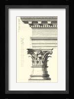 B&W Column and Cornice I Fine Art Print