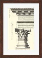 B&W Column and Cornice I Fine Art Print