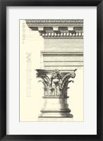 B&W Column and Cornice I Fine Art Print