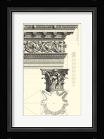 B&W Column and Cornice II Fine Art Print