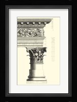 B&W Column and Cornice IV Fine Art Print