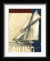 Vintage Tradewinds I Framed Print
