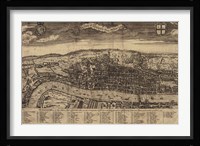 Bird's Eye View of London Fine Art Print