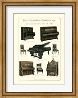 Pianos, Organ & Chairs 1876 Fine Art Print
