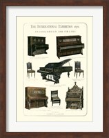 Pianos, Organ & Chairs 1876 Fine Art Print