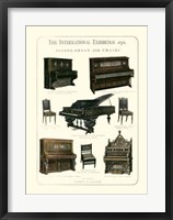 Pianos, Organ & Chairs 1876 Fine Art Print