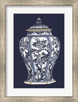 Blue & White Porcelain Vase II Fine Art Print
