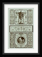 Panel in Celadon II Framed Print