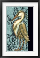 Heron in the Grass II Framed Print