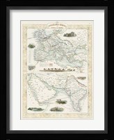 Overland Routes- India & China Fine Art Print