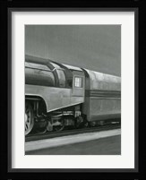 Vintage Locomotive III Framed Print