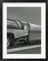 Vintage Locomotive III Framed Print