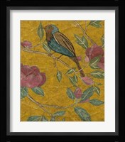 Golden Chinoiserie I Framed Print