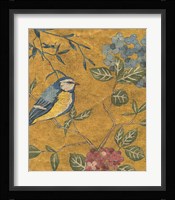 Golden Chinoiserie II Framed Print