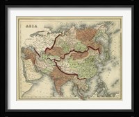 Antique Map of Asia Fine Art Print