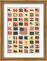 Flags of All Nations III Fine Art Print