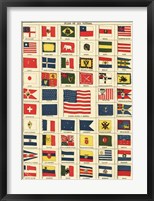 Flags of All Nations III Fine Art Print