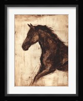Weathered Equestrian I Framed Print