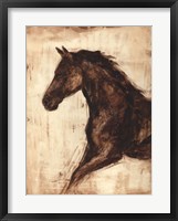 Weathered Equestrian I Fine Art Print