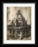 Ancient Ruins I Framed Print
