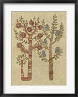 Linen Trees II Framed Print