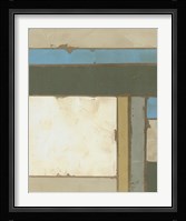 Weathered Paneling I Framed Print