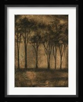 Bronzed Treeline I Framed Print