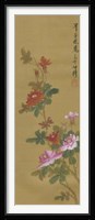 Oriental Floral Scroll IV Fine Art Print