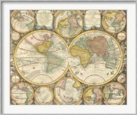 Antique World Globes Fine Art Print