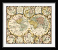 Antique World Globes Fine Art Print