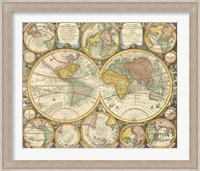 Antique World Globes Fine Art Print