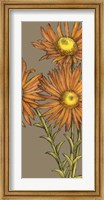 Graphic Flower Panel I Fine Art Print