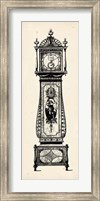 Antique Grandfather Clock II Fine Art Print
