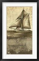 Shimmering Seas II Framed Print