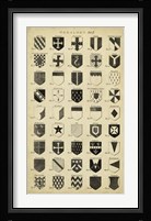 Vintage Heraldry II Framed Print
