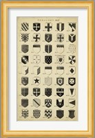 Vintage Heraldry II Fine Art Print