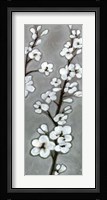 White Blossoms II Framed Print
