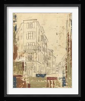 Streets of Downtown I Framed Print