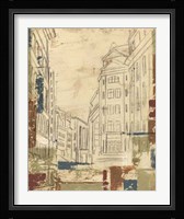 Streets of Downtown II Framed Print