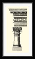 B&W Column & Cornice I Fine Art Print