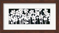 White Flowers on Black II Fine Art Print