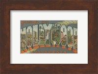 Greetings from Hollywood Fine Art Print