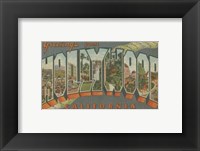 Greetings from Hollywood Fine Art Print