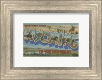 Greetings from Wyoming Fine Art Print