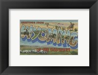 Greetings from Wyoming Fine Art Print